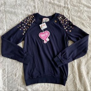 NWT Girls 12 Mim-Pi Embellished Top